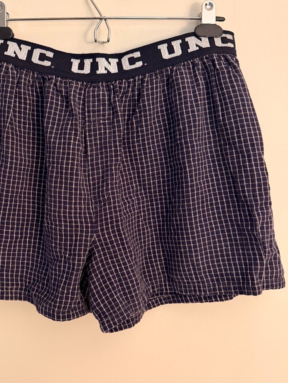 UNC Women's Boxer Gameday Shorts, Size Medium, Fair Condition